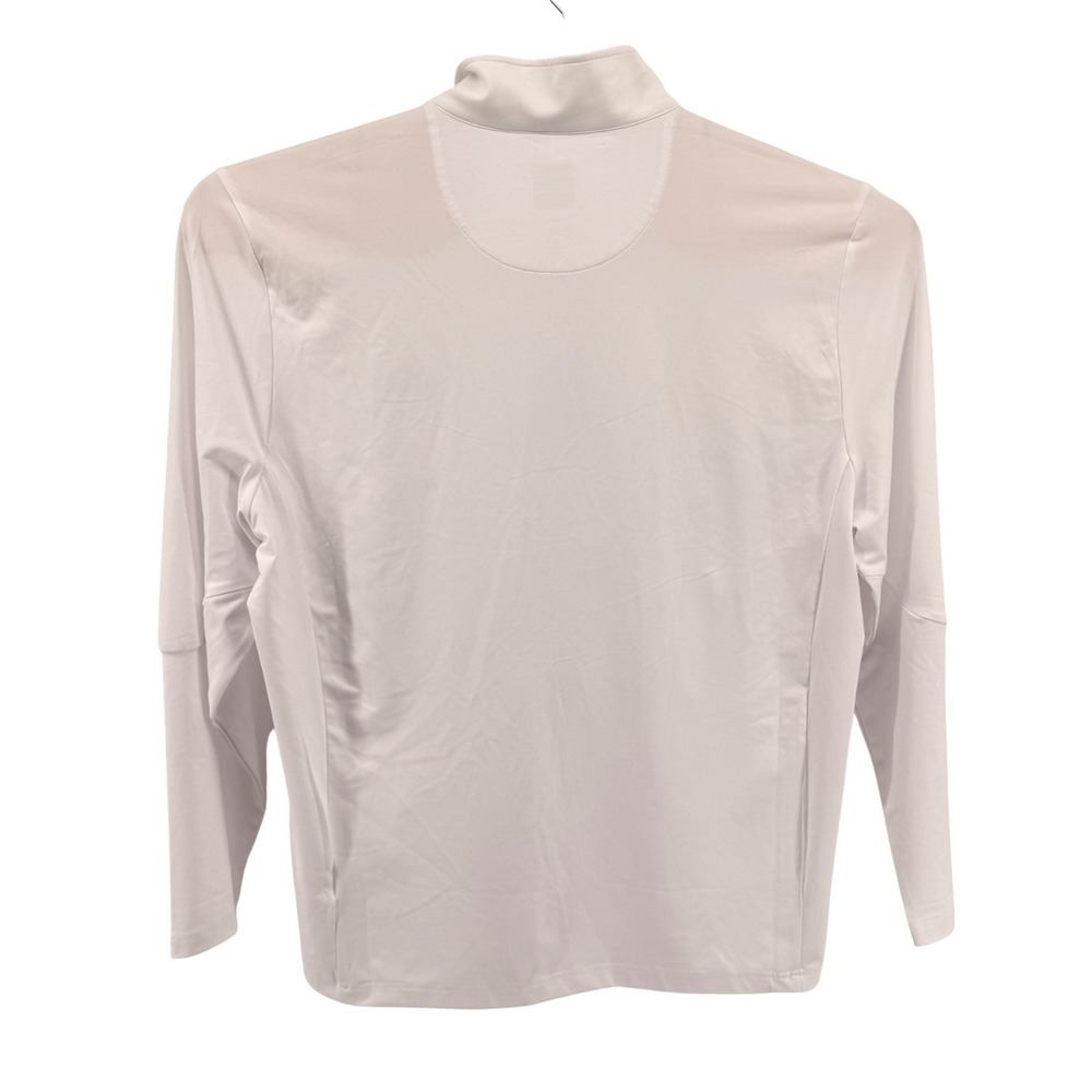 NEW Callaway Opti-Dri 1/4 Zip Pullover Mens XL Bright White‎ Hydrofuge Golf UPF - Picture 6 of 13